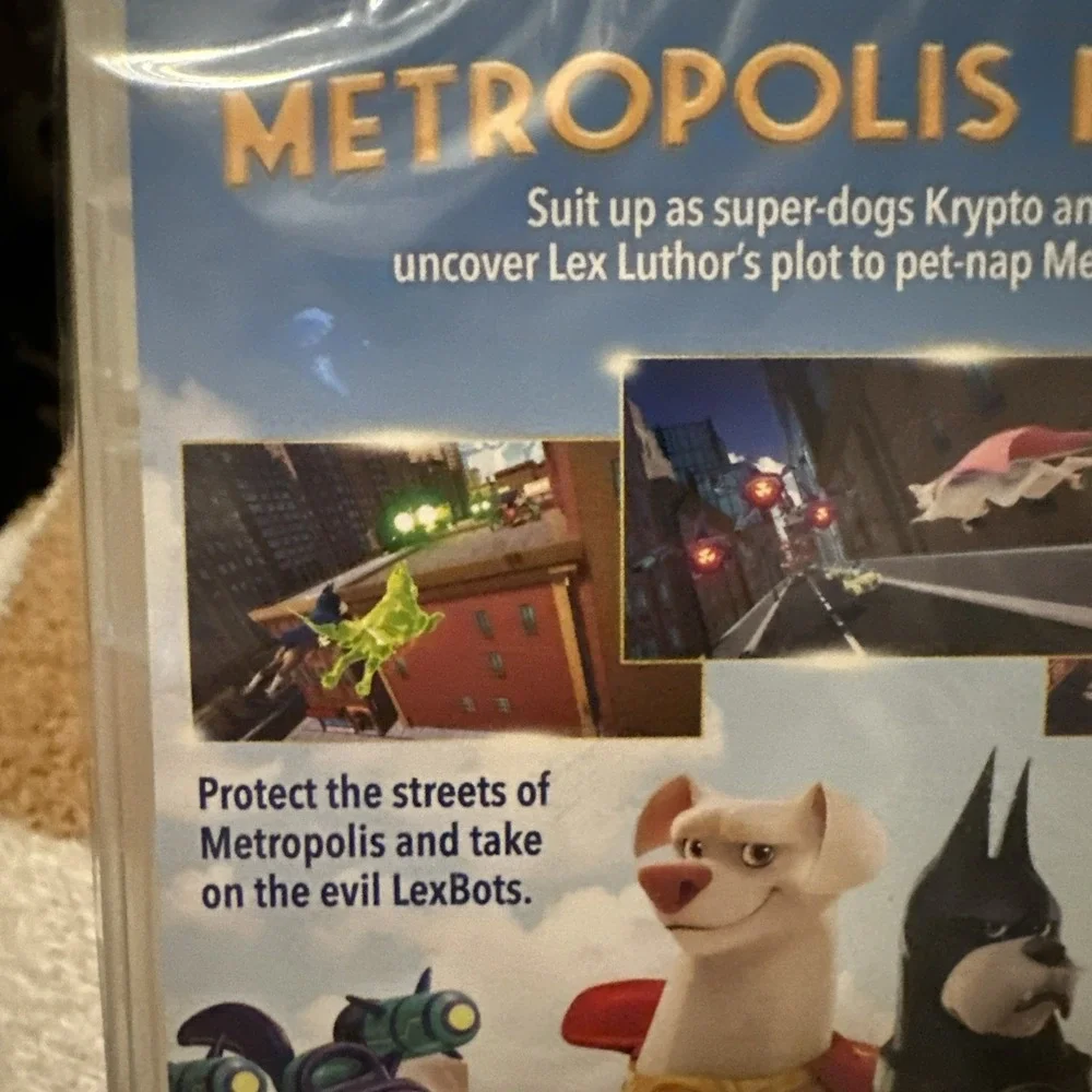 Nintendo Switch DC League of Superpets The Adventures of Krypto & Ace SEALED